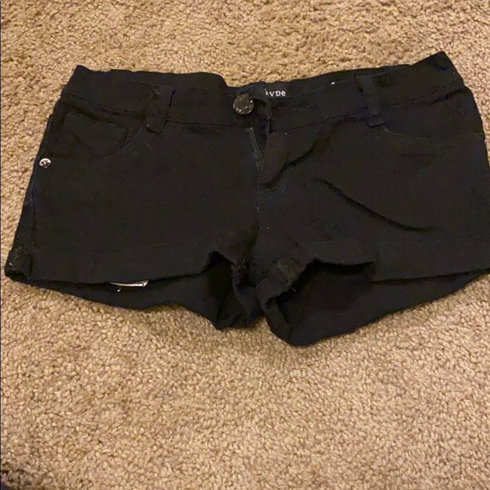 Black shorts